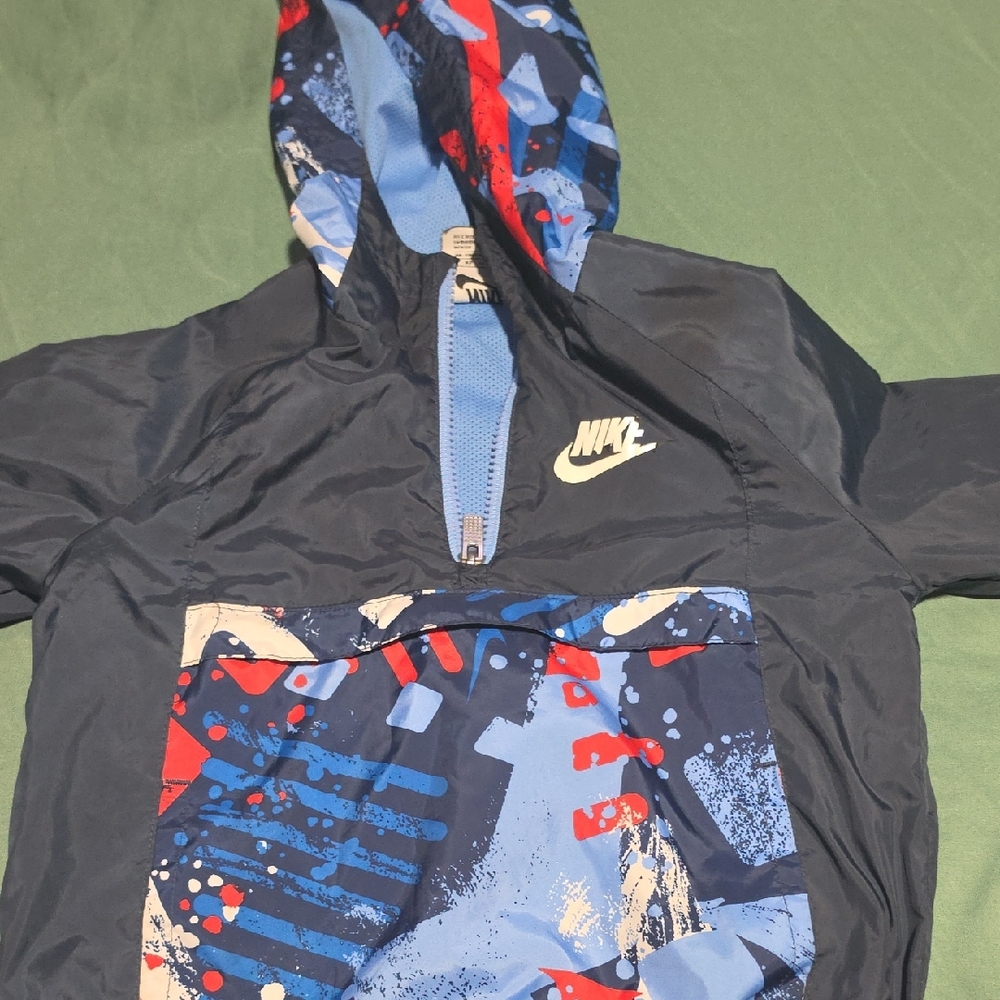 Nike Multicolor Graphic Hooded Jacket